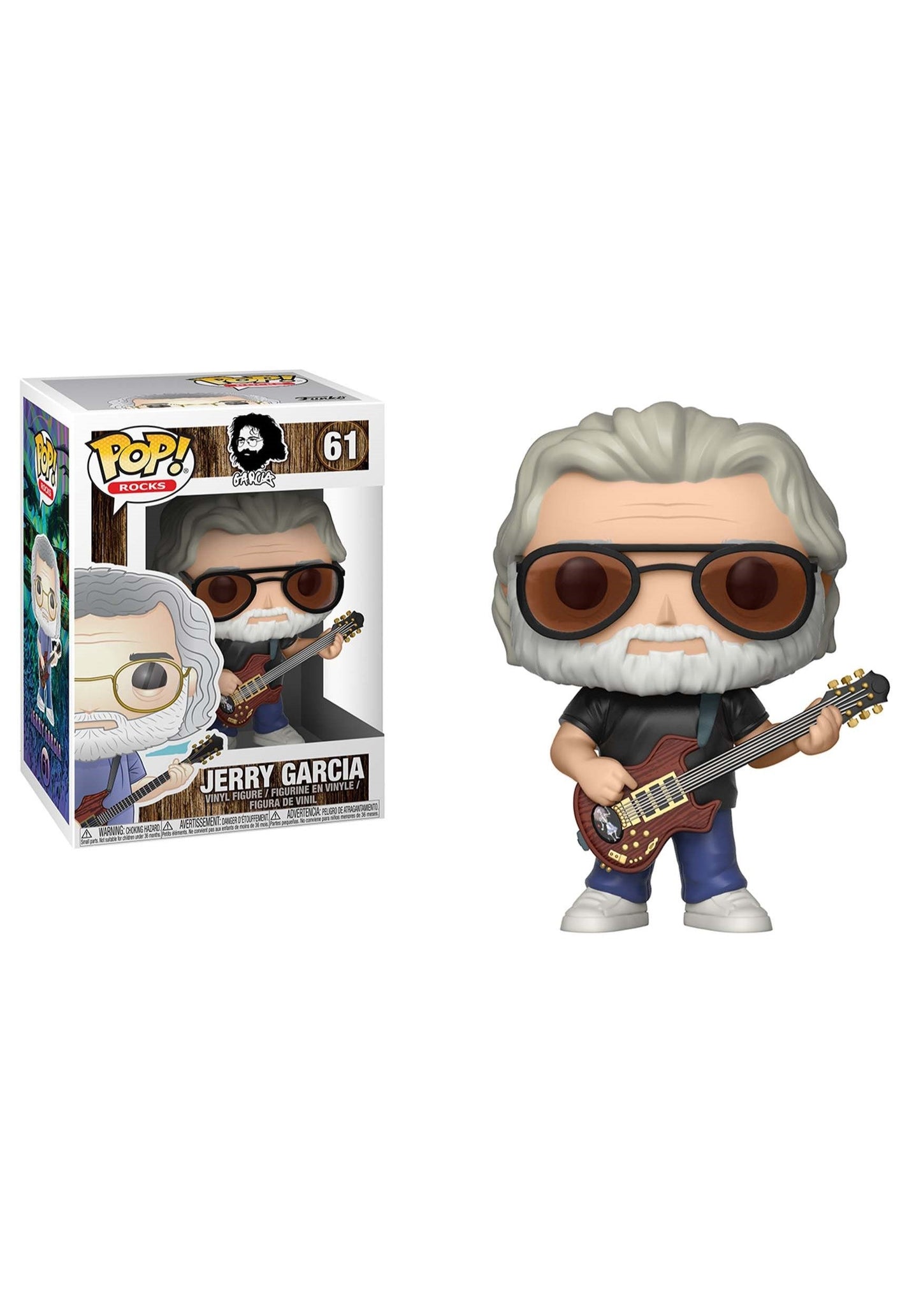Funko Pop! Jerry Garcia Collectible Figure - Basic Resin Model 24528