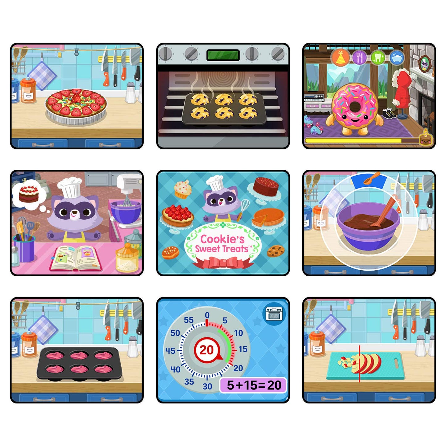 LeapFrog RockIt Twist Dual Game Pack: Trolls Party Time With Poppy and Cookies Sweet Treats