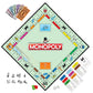 Monopoly Game - Family Board Game for 2-6 Players, Ages 8+, Multi-color, Includes 8 Tokens, Model C1009