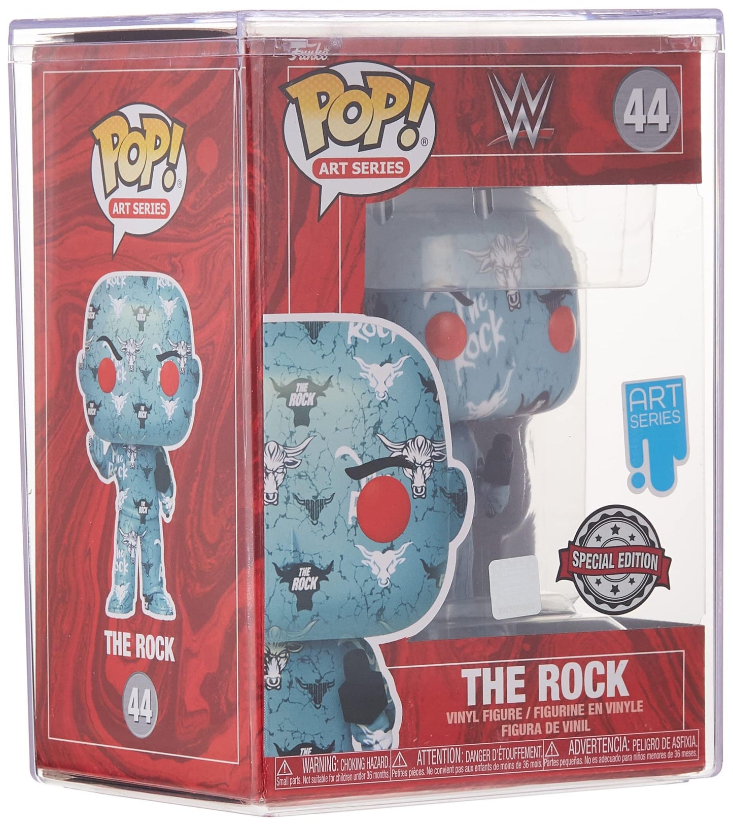 Pop! Artist Series: Wwe - The Rock W/Case (Exclusive Edition) - 44 //59560