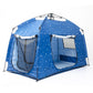 Kids Play Tent-Portable Playhouse Children House -Easy Set Up Indoor Outdoor With Carry Bag For Kids-Light Strip Design For Night Use With Starry Fabric - Space For Children And Parents-Birthday