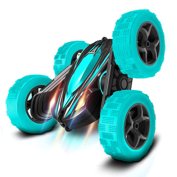 FREE TO FLY Remote Control Car: Double Sided 360Rotating 4WD RC Cars 2.4GHz Electric Race Stunt Toy Car Rechargeable Toy Cars fo