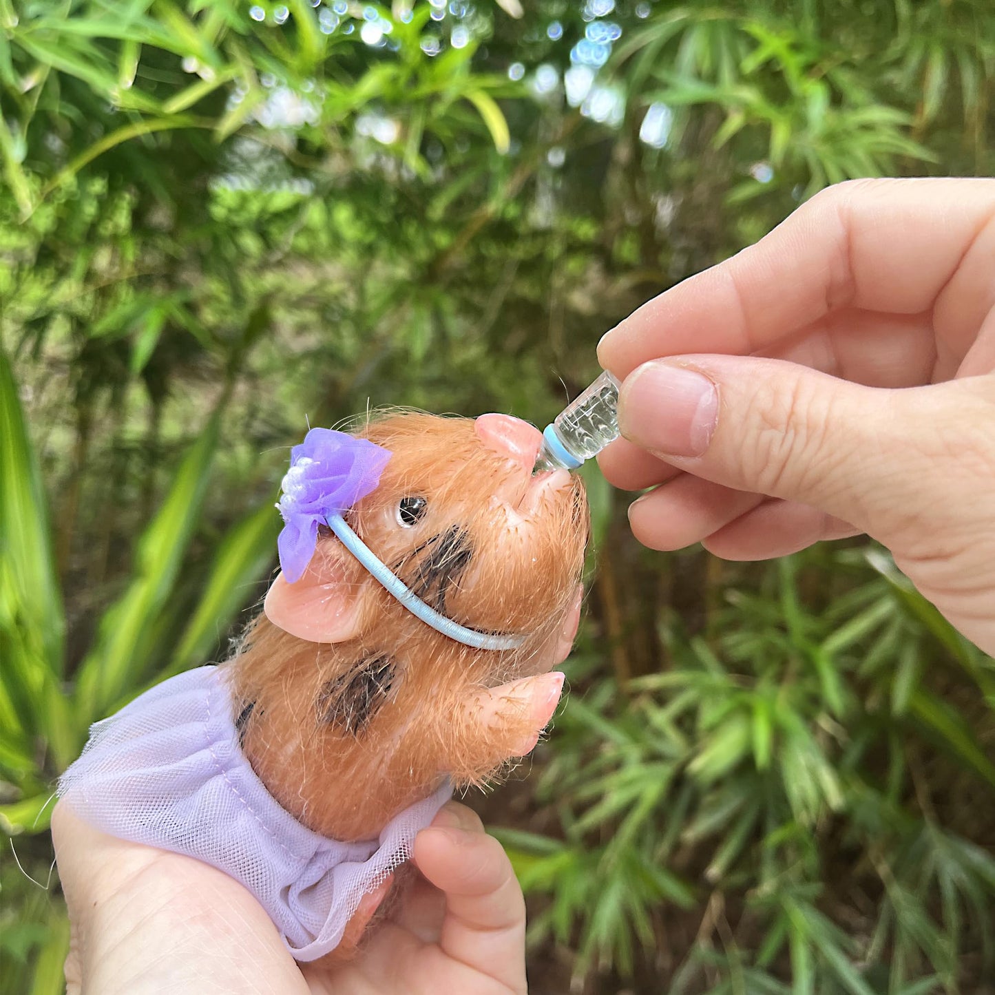 OtardDolls Lifelike Mini Pig Dolls, 5 Inch Full Silicone Soft Reborn Piggy Dolls Mini Realistic Newborn Cute Realistic Real Todd