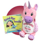 Tonsillectomy Recovery Gift for Kids - Personalized Choice of Stuffed Animal - Included Book About Getting Tonsils Removed - Gif