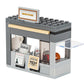 Building Bricks Toys Blocks Small News Stand Fast Food Corner-Compatible With All Brands-Moc Minifigure City Town Village