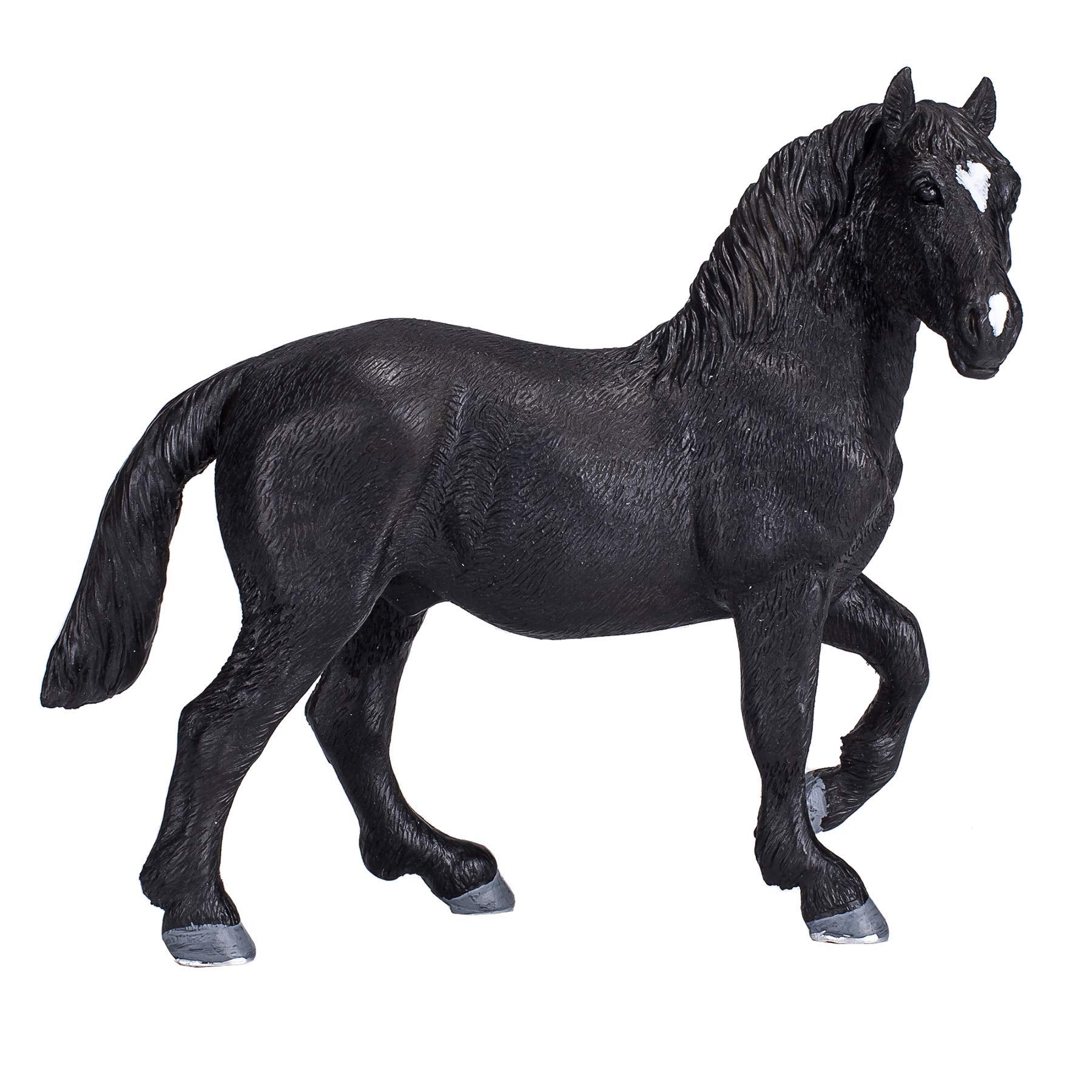 Mojo Percheron Realistic Equestrian Horse Club Hand Painted Toy Figurine