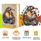Kaayee Wooden Jigsaw Puzzles-Wooden Puzzle Adult Unique Shape Advanced Penguin Wooden Jigsaw Puzzle For Adult, Family Puzzles 15