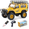 EAZYRC FMS 1/24 FCX24M RC Crawler RTR, Land Rover Defender 90 with Licensed, 1/24 RC Truck 4X4 Mini RC Truck with Lighting, 2.4G