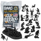 Bmc Marx Plastic Army Men Us Soldiers - Black 31Pc Ww2 Figures - Made In Usa