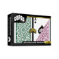 Copag 1546 Design Plastic Playing Cards, Bridge Size, Green/Burgundy, Standard Index, 1 Set, Model 10-B5997R
