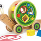 2-in-1 Wooden Snail Baby Push & Pull Walker