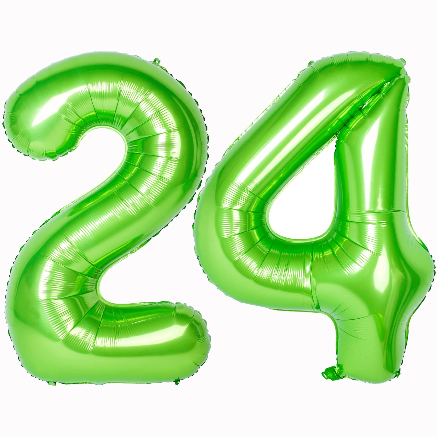 Number Balloons 40 Inch Green Birthday Party Decorations 24St Digital Jumbo Helium Foil Mylar Balloon