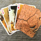 Flonzgift Wild West Playing Cards (Poker Deck 54 Cards All Different) Vintage Western Cowboys Pioneers Indians
