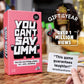 Big Potato You Can't Say UMM Board Game - Hilarious Family Fun, Cardstock Material, Perfect for Parties and Gatherings