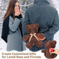 2 Pcs Bear Stuffed Animals With Voice Recorder Set, 60 Seconds Voice Sound Recorder Module 16 Inch Soft Plush Bear Cute Stuffed