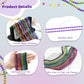 Shaoqinlin 144 Pcs Purple Mardi Gras Beads, 33'' 7 Mm Metallic Purple Bead Necklaces Halloween Beaded Necklaces Purple Party Bea