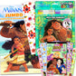 Disney Moana Coloring And Activity Books Bundle With Imagine Ink Coloring Book, Stickers, And More