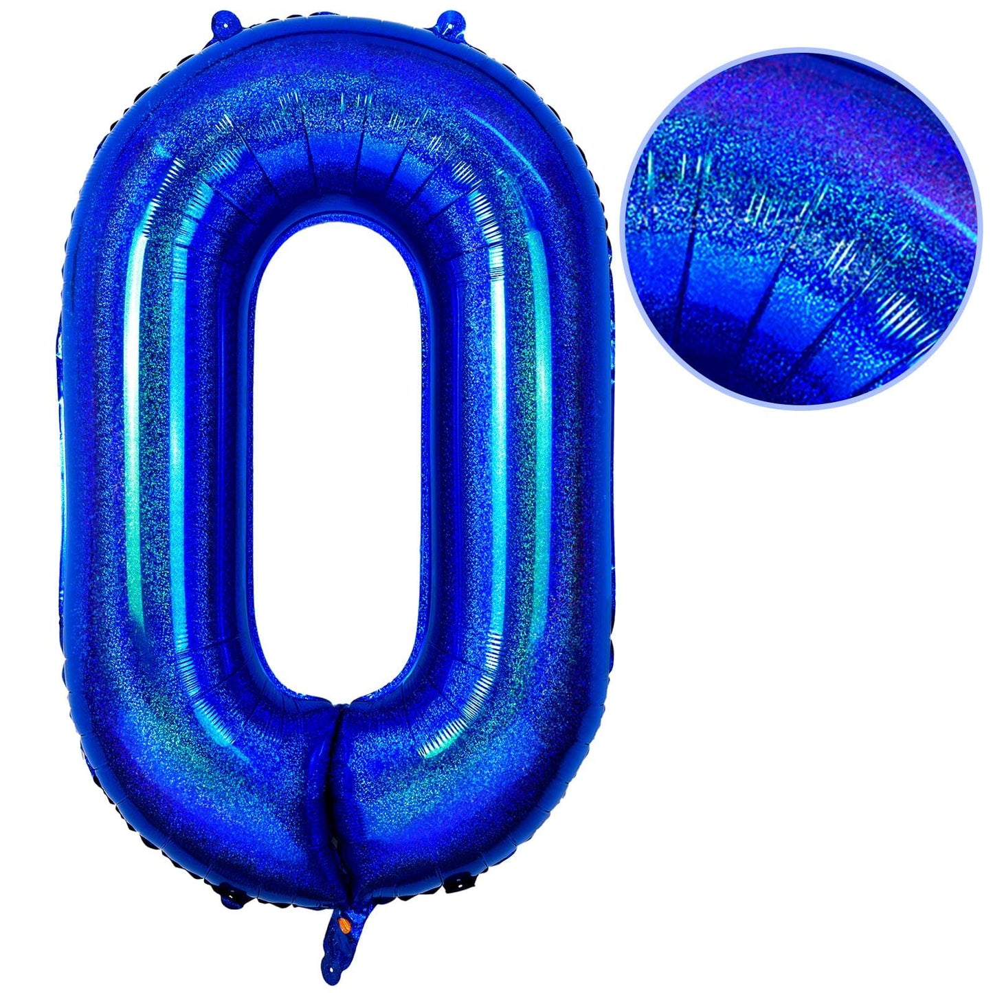Number 0 Balloon 40 Inch, Navy Blue Big Number Balloon, Giant Foil 0 Balloons Numbers, Blue Helium Birthday Balloons Number For