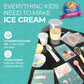 TOVLA JR. Kids Ice Cream Science Kit | STEM Learning Activity | Ages 5-12 | Child-size | Pastel Colors | Model A93