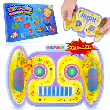 Uiiopjiom Autism Sensory Toys For Ages 5-7, Boys Toys For 8-12 Years Old Adhd Autistic Car Travel Games For 8-10-Year-Old, Squis