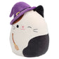 Squishmallows Original 10-Inch Cam The Cat Witch - Official Jazwares Halloween Plush - Collectible Soft & Squishy Kitty Stuffed