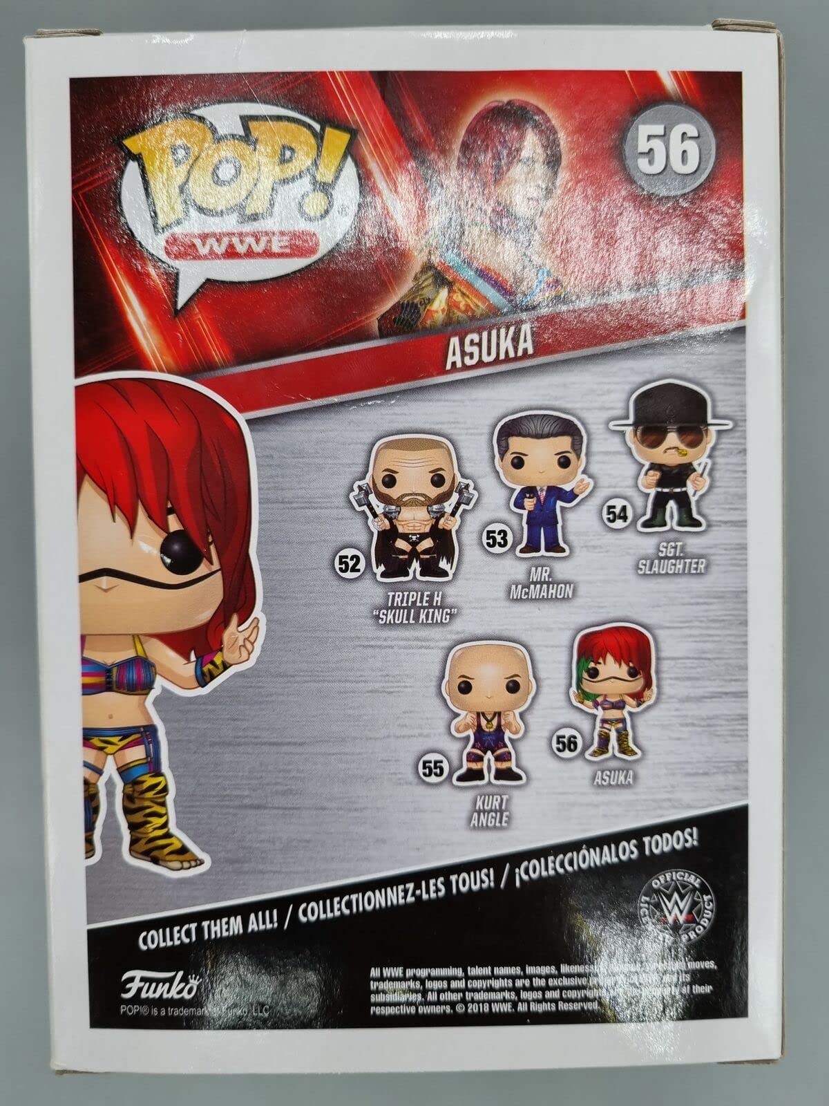 Pop Funko Wwe: Asuka #56 2018 Summer Convention Exclusive