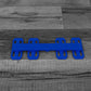 Track Spacers (4 Pack) | Compatible With Hot Wheels Cars, And Track | 2, 4 Or 6 Lane Options (4 Lane Spacer)