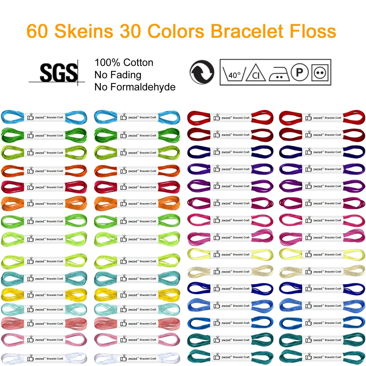 zwzxd Friendship Bracelet Making Kit for Girls, Arts and Crafts Bracelets String Maker Kit for Kids Ages 8+Christmas Birthday Gi