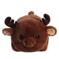 Aurora® Adorable Spudsters™ Morty Moose Stuffed Animal - Comforting Cuddles - Playful Companions - Brown 10 Inches