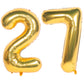 40 Inch Gold Number Balloons Helium Foil Mylar Balloon Birthday Party Banquet Decoration 27