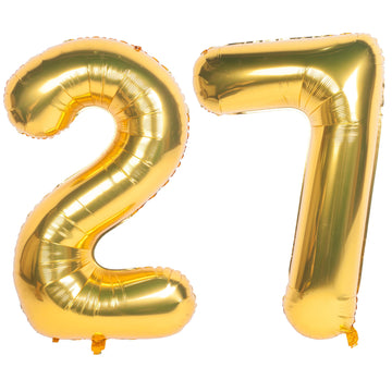 40 Inch Gold Number Balloons Helium Foil Mylar Balloon Birthday Party Banquet Decoration 27