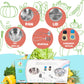 WoodenEdu Kids Play Kitchen Toys, Stainless Steel Kitchen Utensils, Pretend Play Kitchen Accessories, Montessori Learning Toy fo