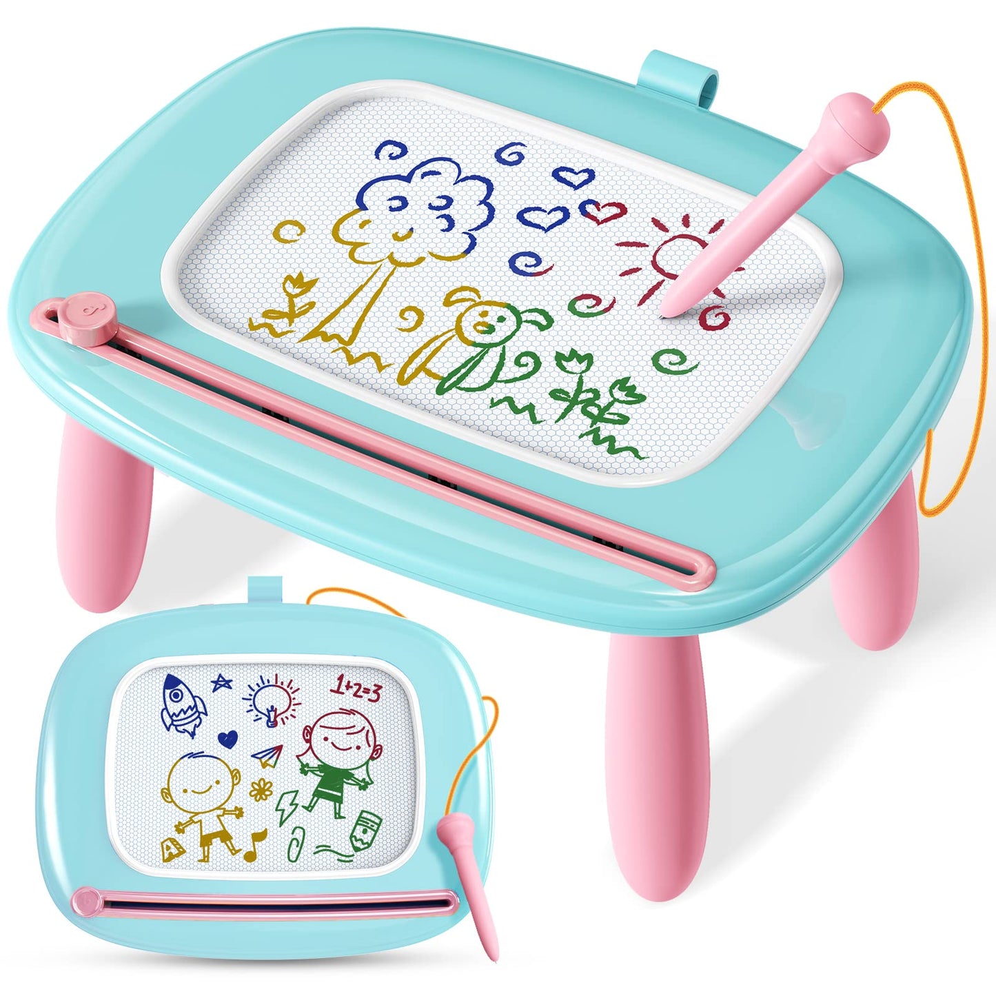 Kikidex Toddler Toys For 1 2 3 Years Old, Sturdy Magnetic Doodle Scribbler Board, Entertainment Toys For Kids, Reusable And No M