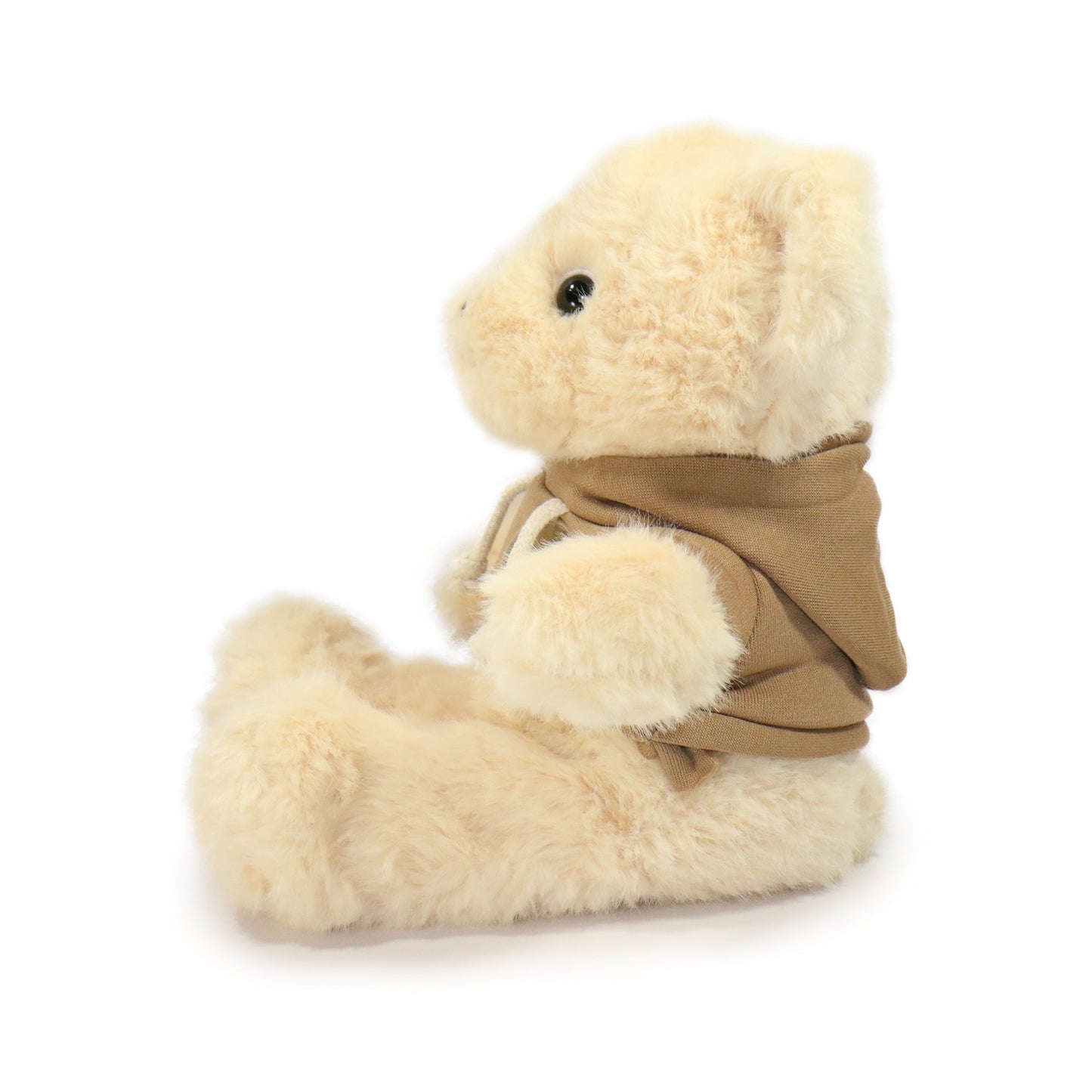 12-inch Fashionable Good Vibes Bear with Brown Hoodie