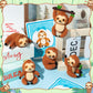 WATINC Needle Felting Starter Kit - Cute Doll Wool Felt Needle Felting Tools Foam Pad, DIY Home Decoration Needle Felting Craft