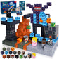 Magnetic Blocks - 100PCS Build Magnetic Dark Castle - Magnetic Toys for Montessori Toddler Christmas Birthday Gifts - STEM Senso