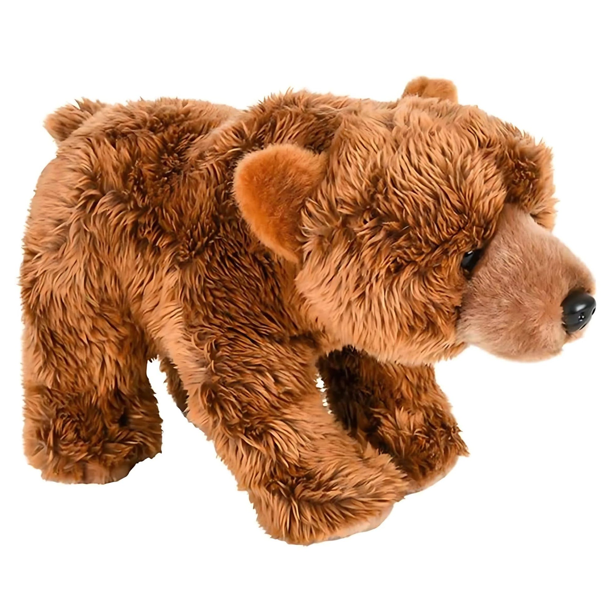 Forest & Twelfth 12 Stuffed Grizzly Bear Plush  Heirloom Collection Stuffed Animal  enhanced Materials  Best Gift for Kids Age 3+  Nursery and Room Decor (12'' Grizzly Bear)