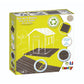 Smoby- Set Of 6 Playhouse, Floor Tiles, Brown, Indoor Or Outdoor Use, Plastic, Convenient For Use With Most Playhouses, For Ages 2 And Up