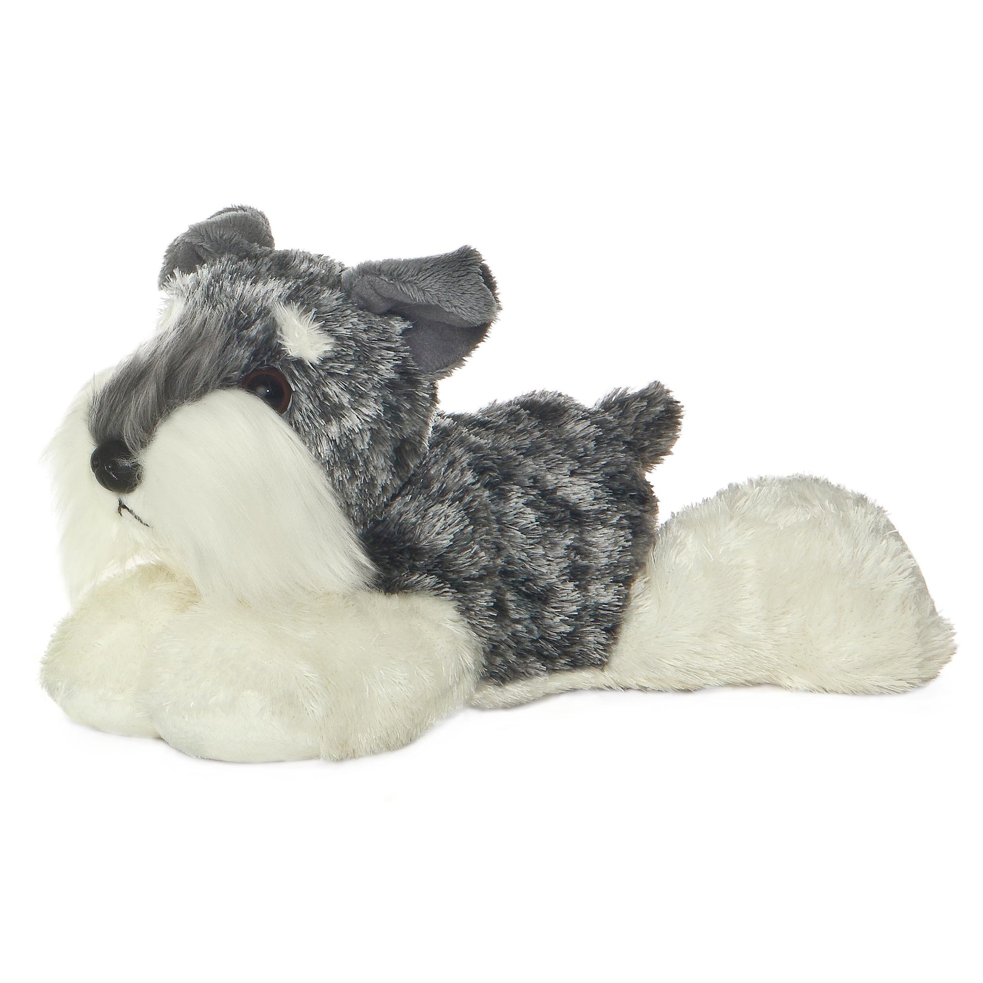 Aurora® Adorable Mini Flopsie™ Stein™ Stuffed Animal - Playful Ease - Timeless Companions - Gray 8 Inches