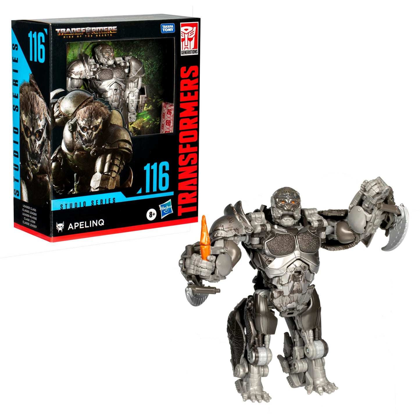 Transformers Studio Series Leader Class Apelinq Action Figure, 8.5-Inch Multicolor, G0480, For Ages 8+
