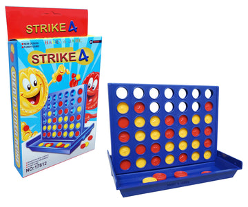 Harry & James Strike 4 Game, Classic Dis Dropping Game, Board Game For Families, Educational Toy, Family Fun Activity Toy, Strik