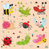 Webby Wooden Insects Montessori Educational Pre-School Puzzle Board Toy For Boys And Girls, Kid