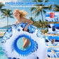 Inflatable River Tube Float  XL 53  Pool Float mature-themed  River Tubes for Floating Heavy Duty with Mesh Bottom  Water Tubes for Floating Lake  Comfortable Backrest & Cup Holders 450 lbs Weight Capacity