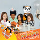 Inflatable Dudes 47 Panda Punching Bag - Filled Sand Bop Bag for Kids | Indoor Outdoor Party Games | Bounce-Back Action Toy