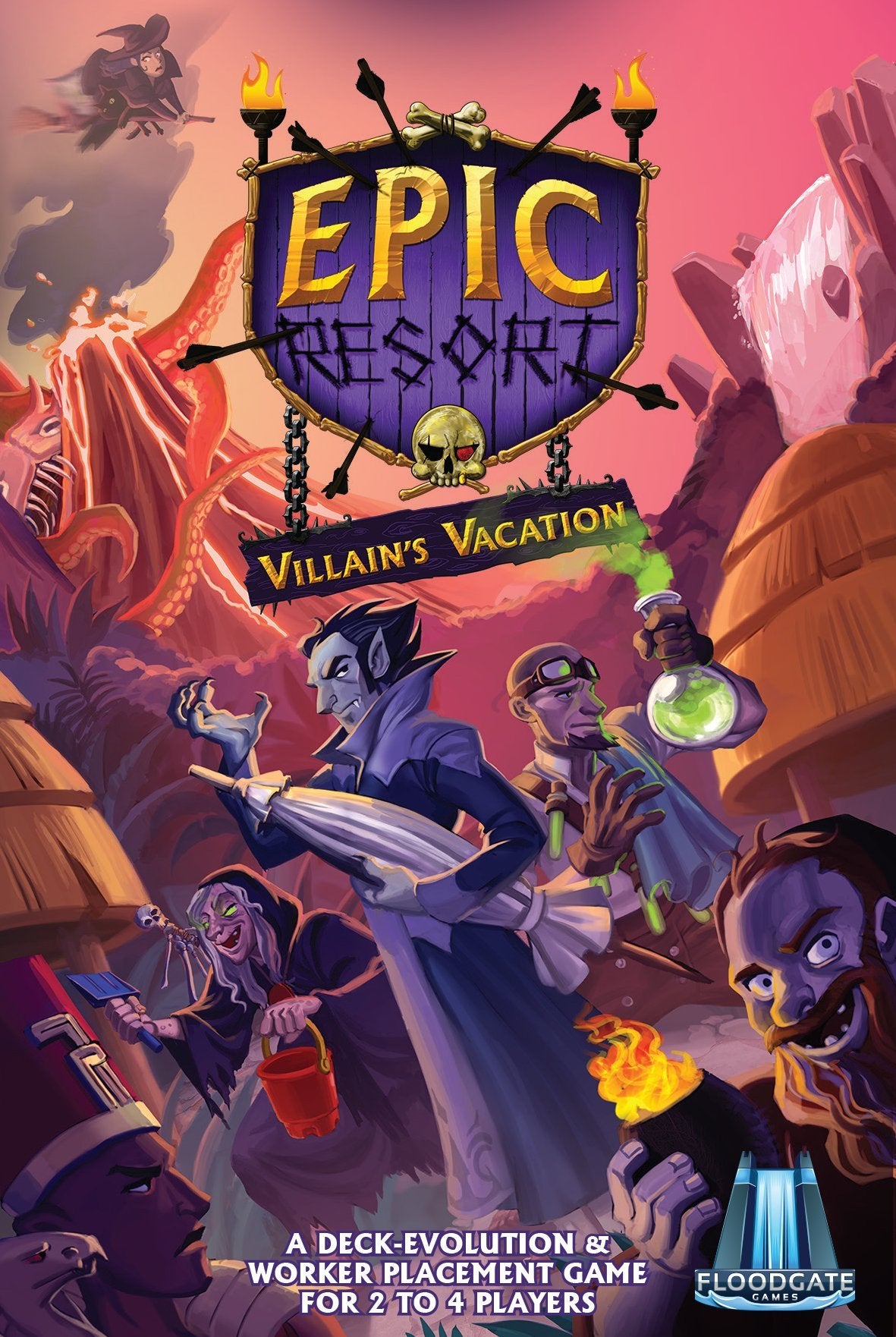 Epic Resort: Villain'S Vacation Board Game