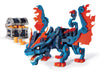Bloco Toys Treasure Keeper Dragon | Stem Toy | Diy Building Construction Set (240 Pieces), Grey, Blue, Orange