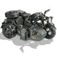 Piececool 3D Puzzles For Adults, Motorcycle With Sidecar Metal Model Building Kits For Family Time, Side Car Diy Assembling Arts And Crafts Best Birthday Gifts