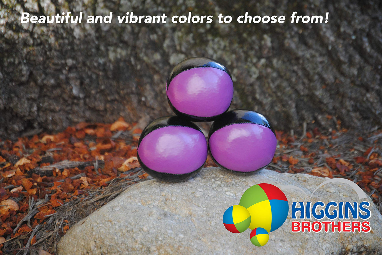 Juggling Balls Professional Style Set of 3 - How to Juggle Kit with Bean Bags for Juggling for Beginners with Vibrant Colors, Gr