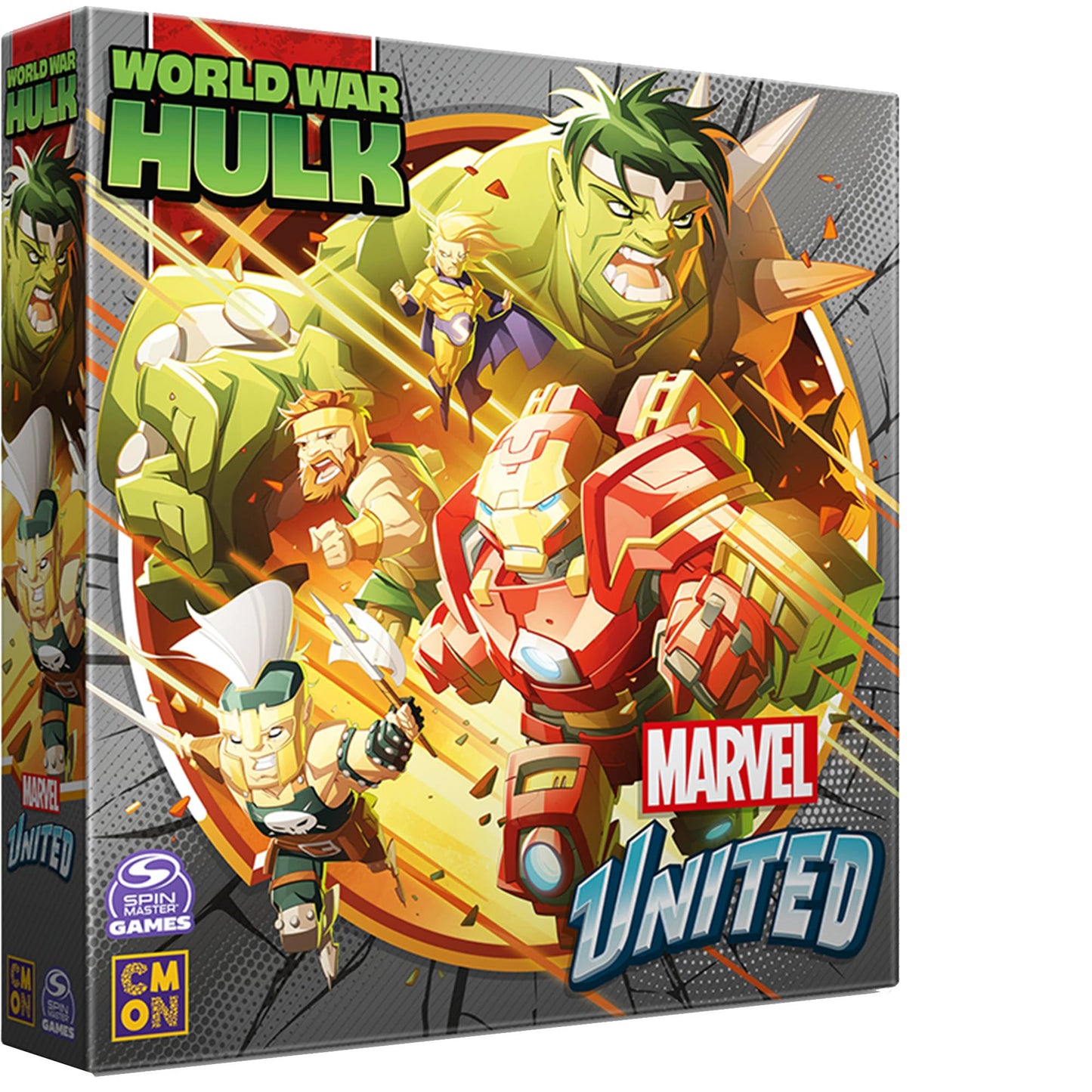 CMON Marvel United: World War Hulk Expansion - Tabletop Miniatures Strategy Game  Cooperative Superhero Game for Kids & mature-themeds  Ages 14+  1-5 Players  45 Min Playtime  Made by CMON