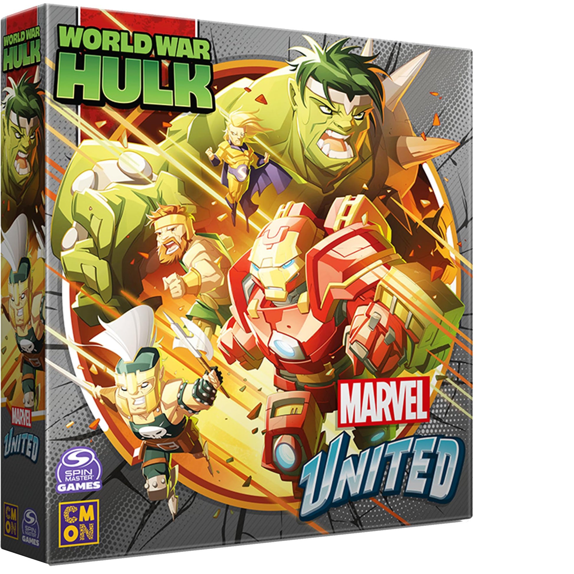 CMON Marvel United: World War Hulk Expansion - Tabletop Miniatures Strategy Game  Cooperative Superhero Game for Kids & mature-themeds  Ages 14+  1-5 Players  45 Min Playtime  Made by CMON